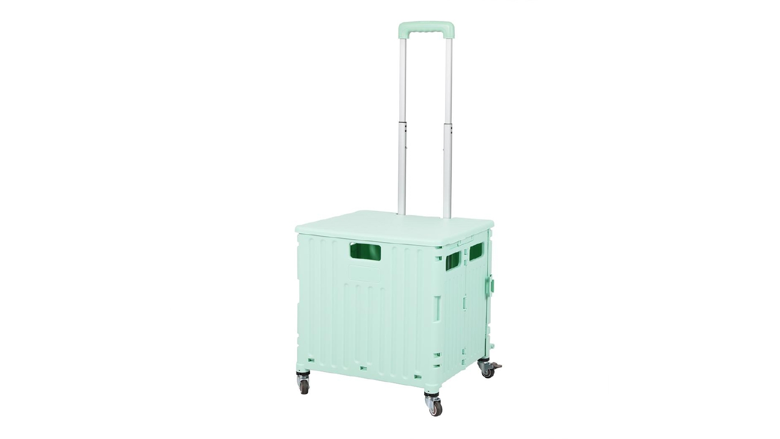 Sello Portable Folding Shopping Trolley Cart - Green