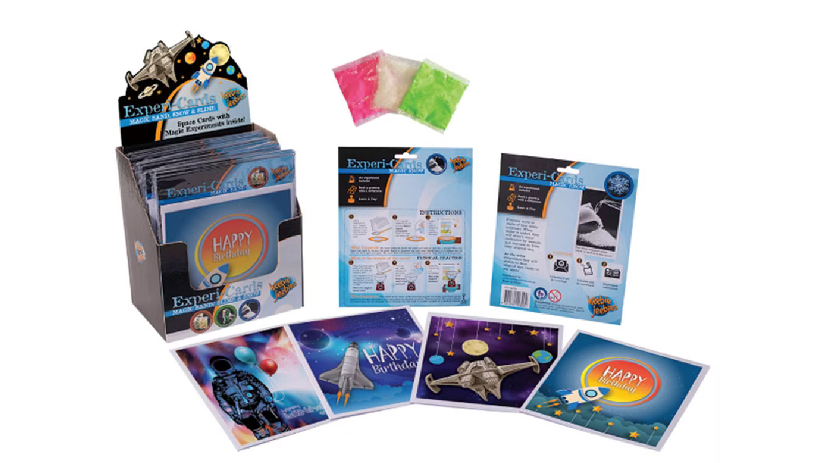 Heebie Jeebies Science Experiment Cards - Space