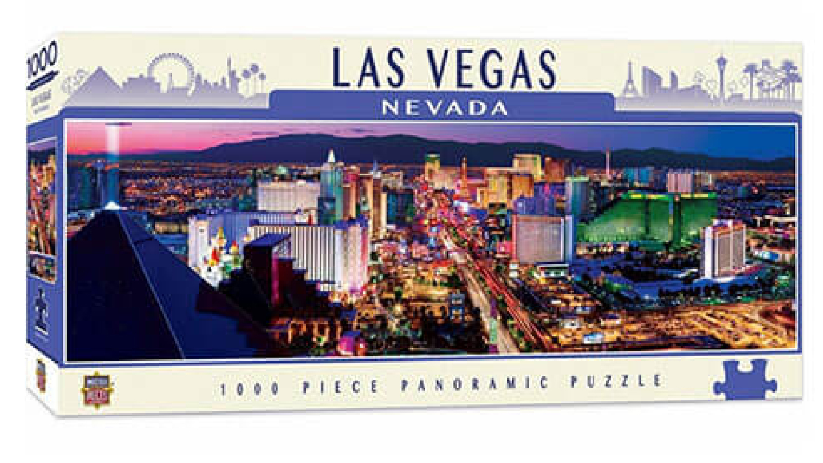 Masterpieces 1000 Piece Puzzle Panoramic - Las Vegas | Harvey Norman