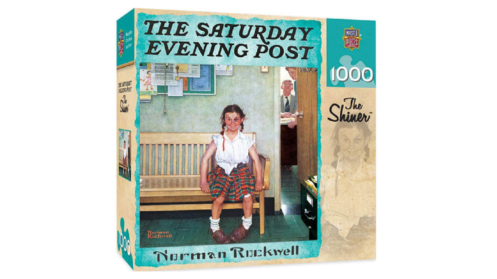 Masterpieces 1000 Piece The Saturday Evening Post Puzzle - The Shiner ...