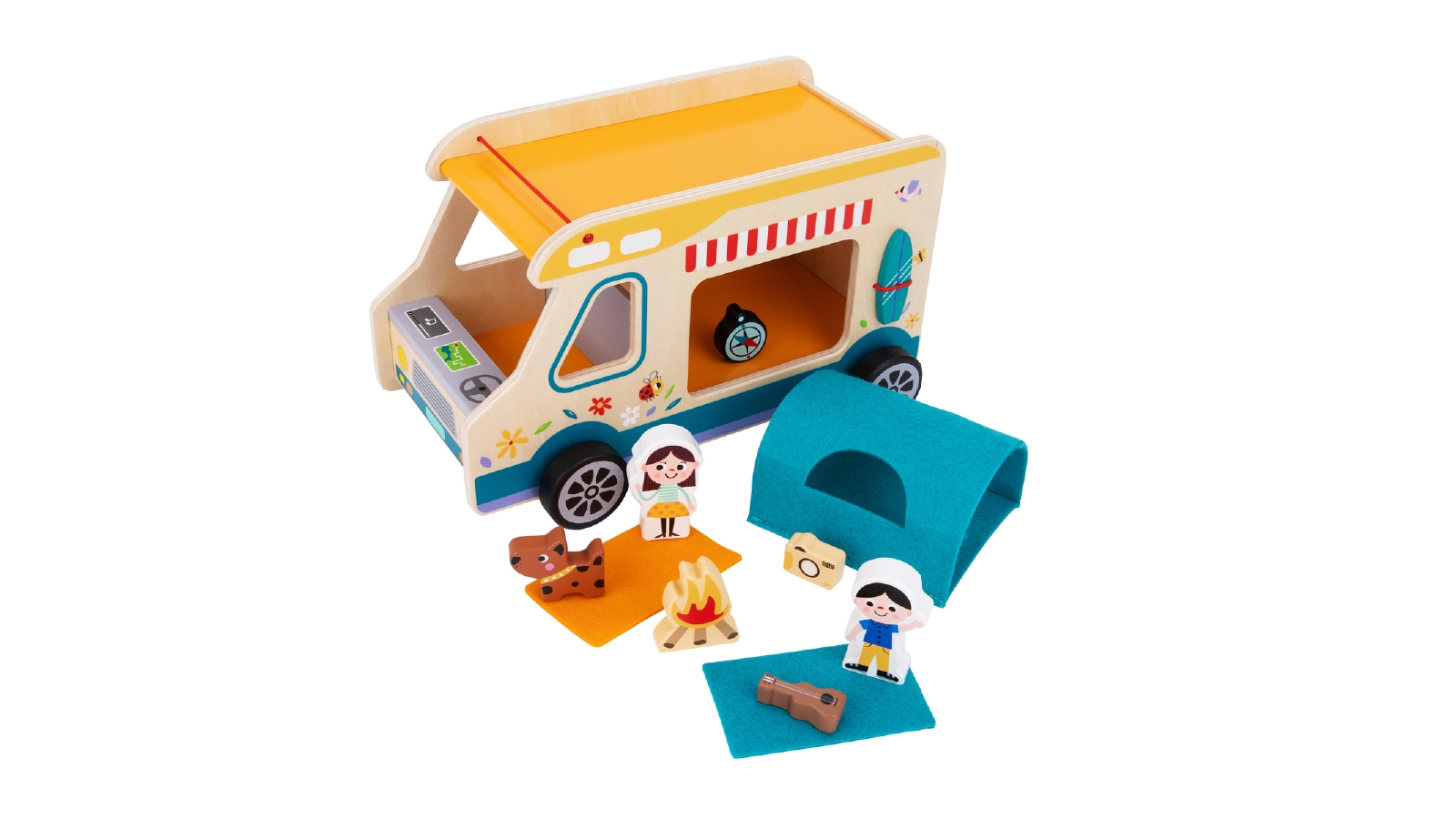 Tooky Toy Camping RV Caravan Playset