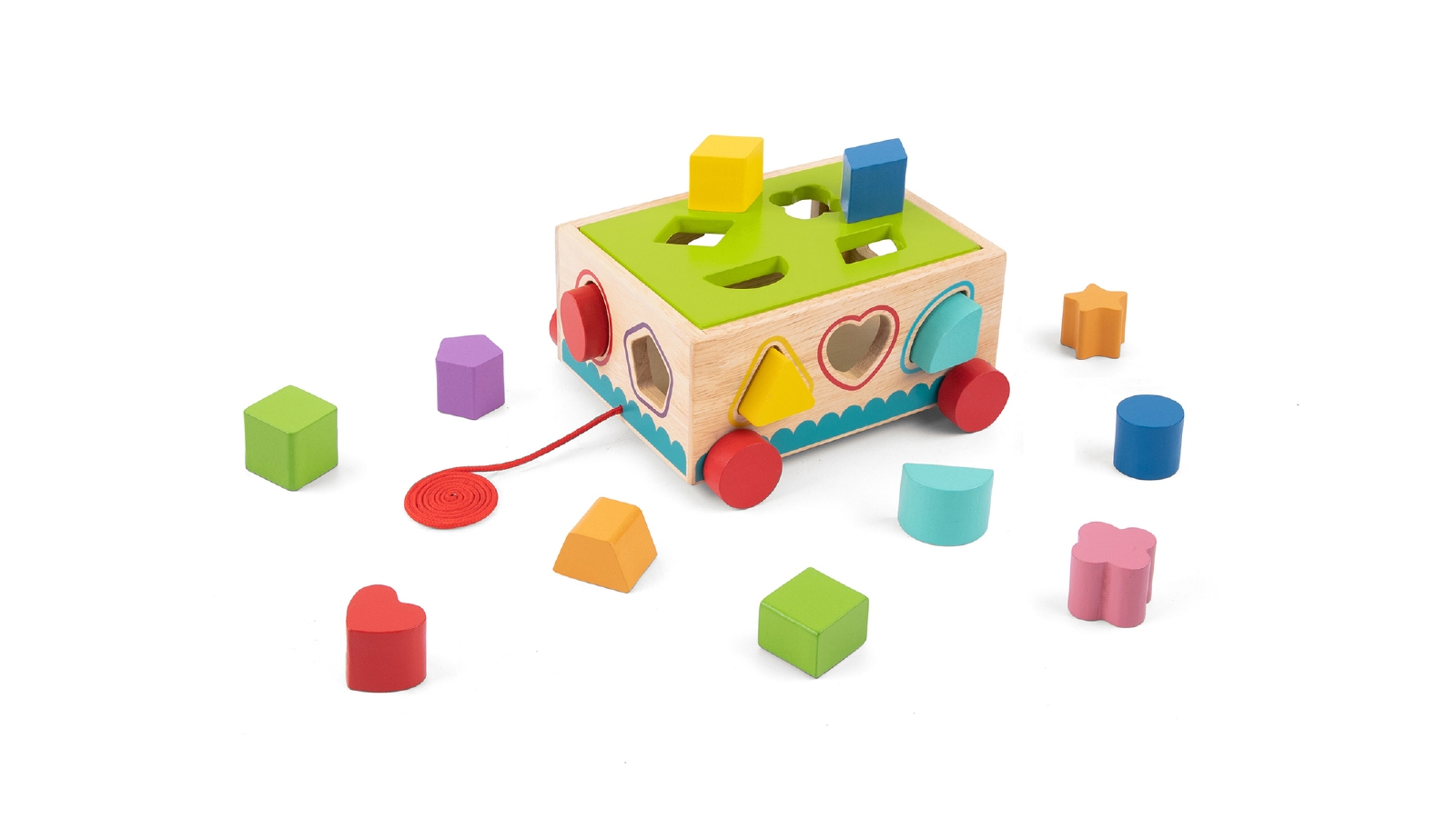 Tooky Toy Shape Sorter Cart