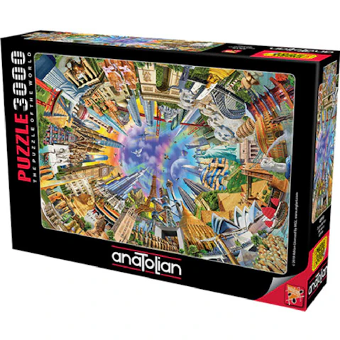 Anatolian 3000 Piece The Puzzle of the World - 360 World