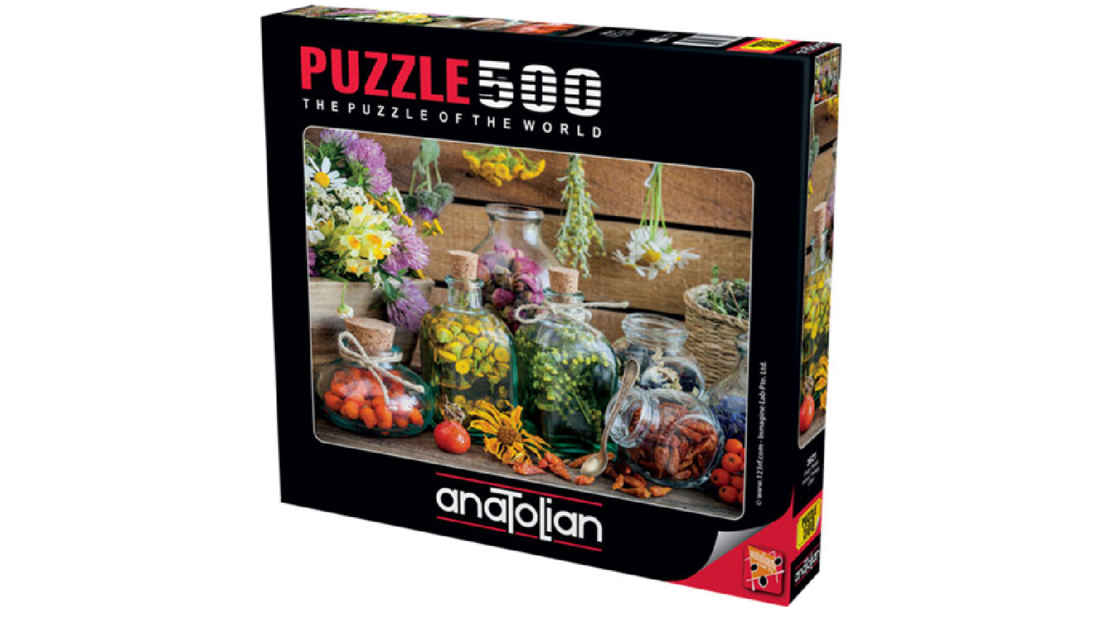 Anatolian 500 Piece The Puzzle of the World - Herbal Therapy