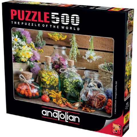 Anatolian 500 Piece The Puzzle of the World - Herbal Therapy