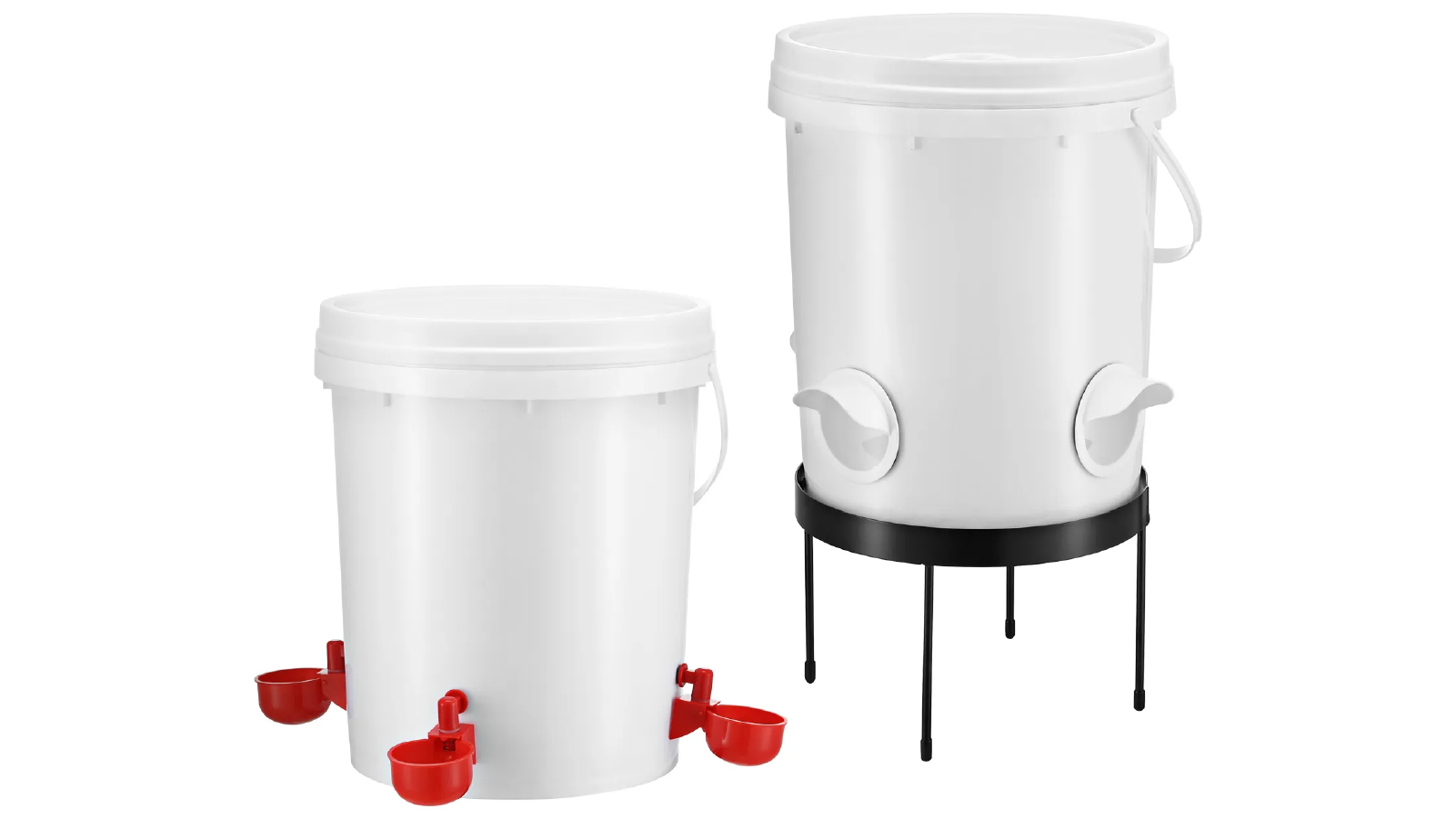 Pet Scene 20L PVC Feeding Port Chicken Bird Automatic Water and Food Dispenser
