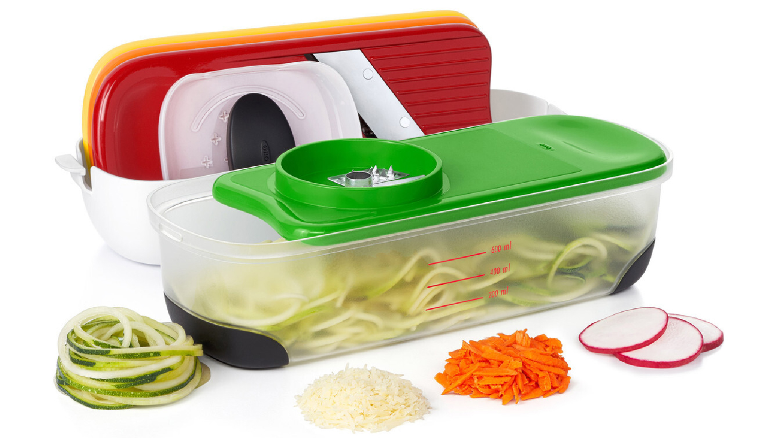 Oxo Good Grips Spiralize, Grate & Slice Set