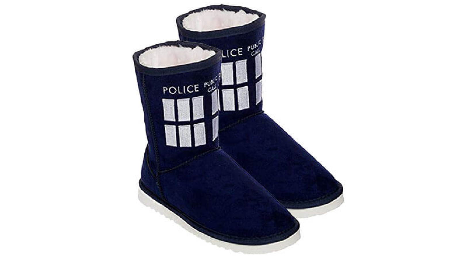 Doctor Who Tardis Boot Slipper Ladies