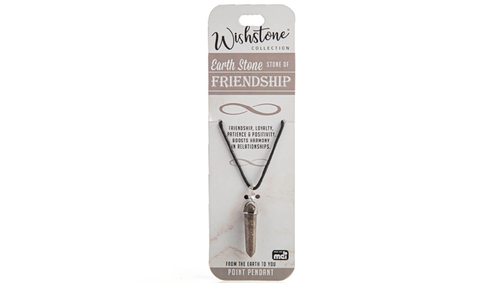 LatestBuy Wishstone Collection Earth Stone Point Pendant