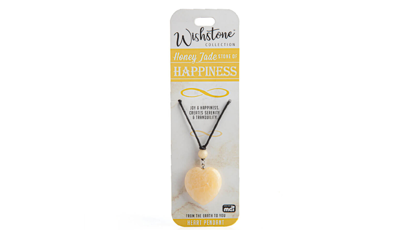 LatestBuy Wishstone Collection Honey Jade Heart Pendant