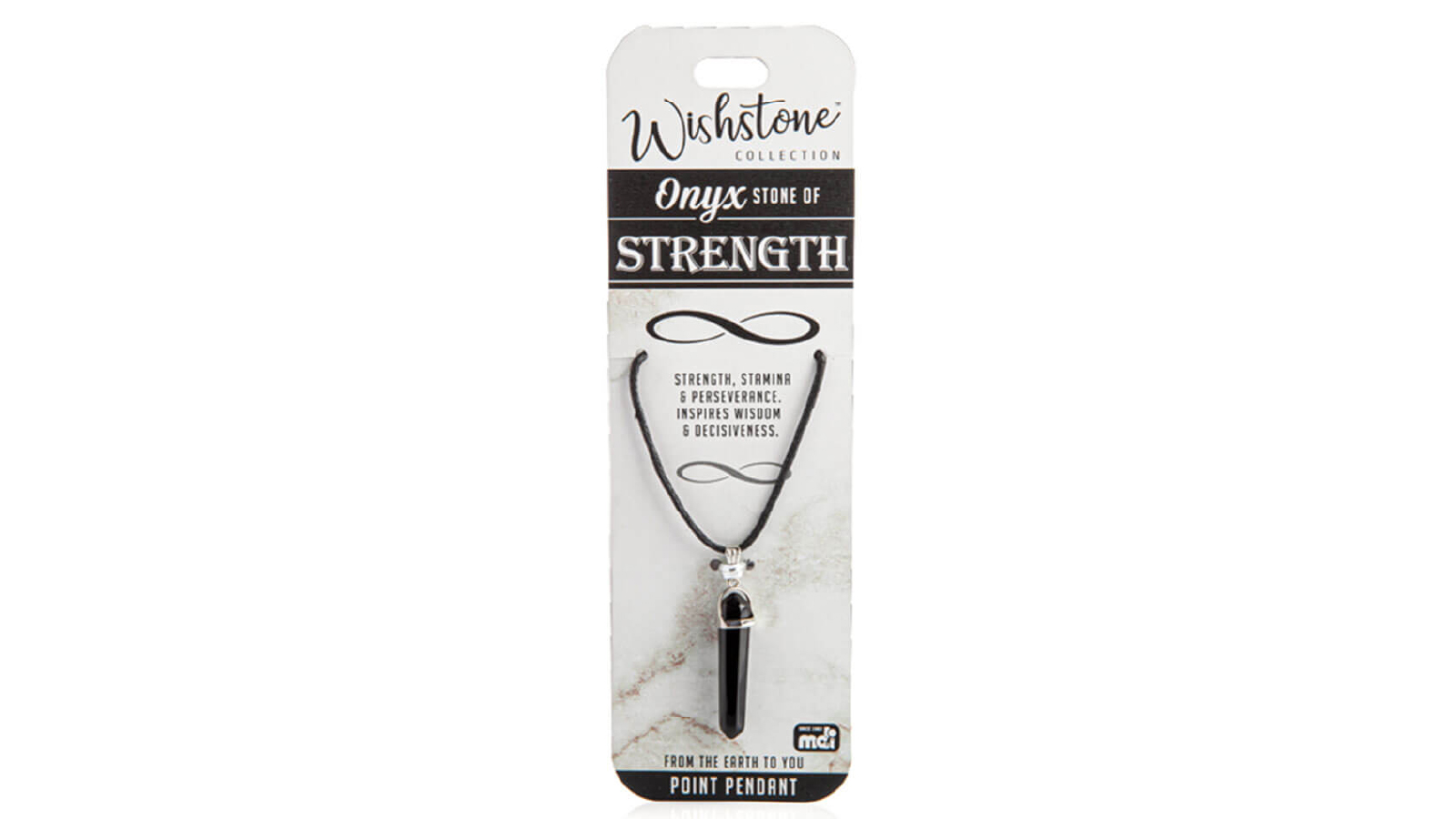 LatestBuy Wishstone Collection Onyx Point Pendant