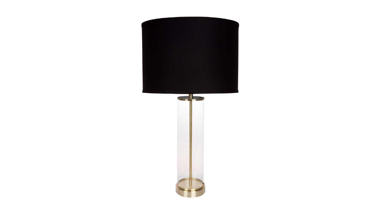 Cafe Lighting & Living East Side Table Lamp - Brass with Black Shade