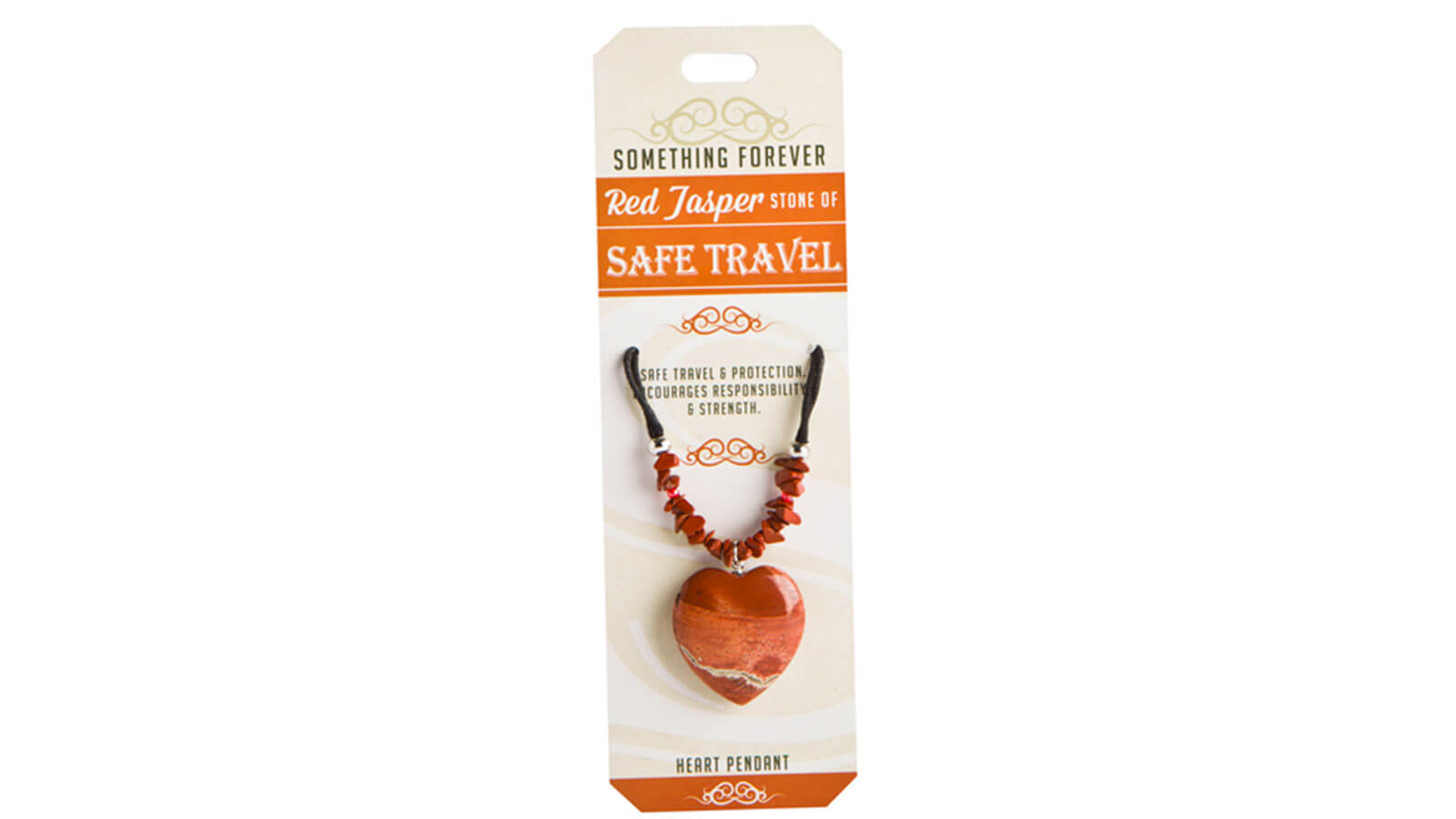 LatestBuy Wishstone Collection Red Jasper Heart Pendant