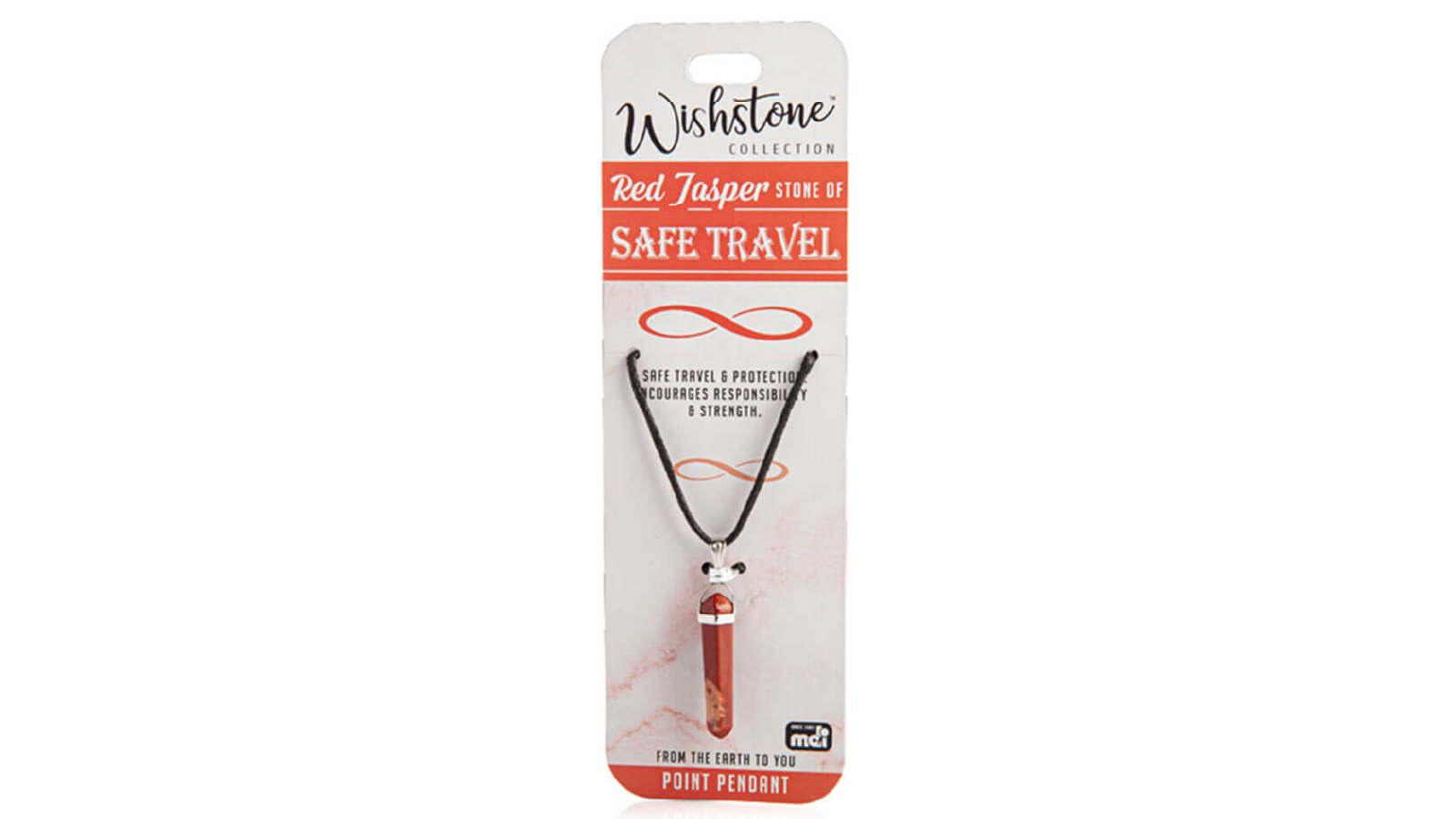 LatestBuy Wishstone Collection Red Jasper Point Pendant