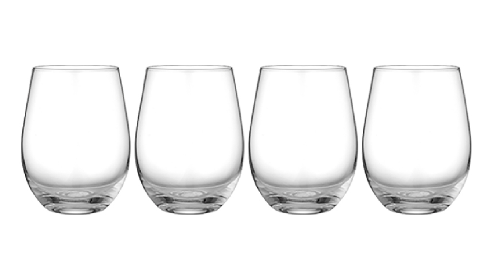 Tempa 4-Piece Quinn Glass Tumbler