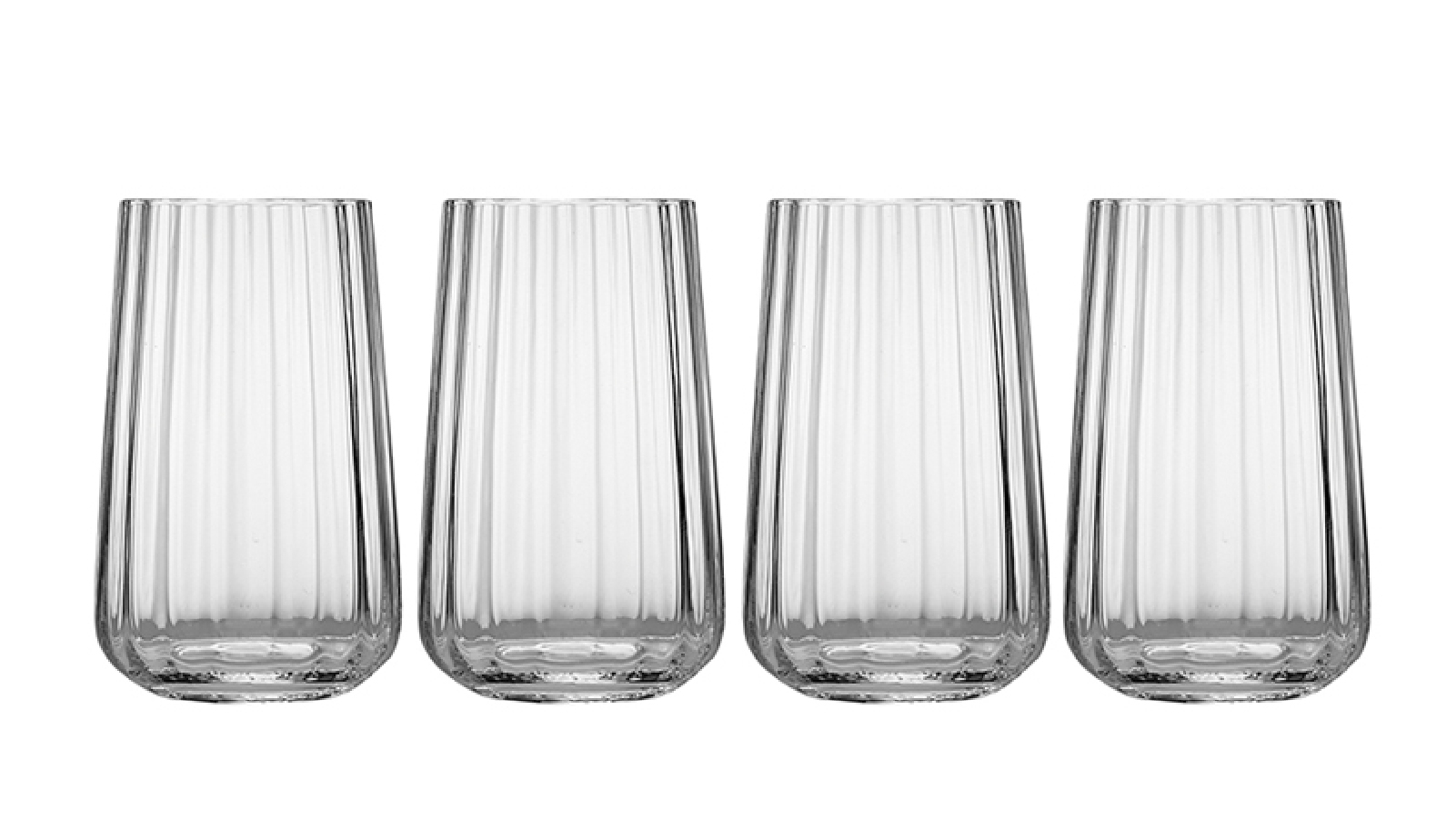 Tempa 4-Piece Esme Highball Tumbler - Clear