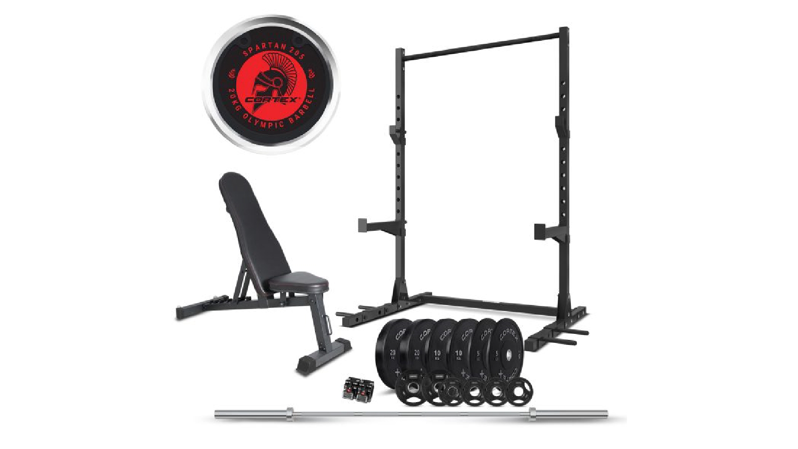 Barbell Cortex Half Rack Cortex Squat Rack With Olympic Bumper