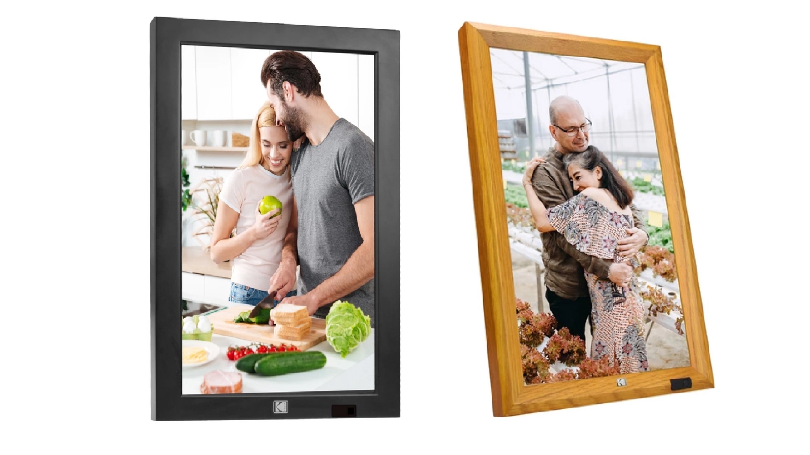 Kodak WF173 17 Inch Wi-Fi Enabled Wall Photo Frame with Motion Sensor, Photo, Video, Clock and 16GB Internal Memory