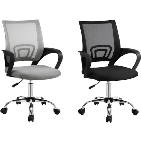 Artiss Mid Back Mesh Office Chairs