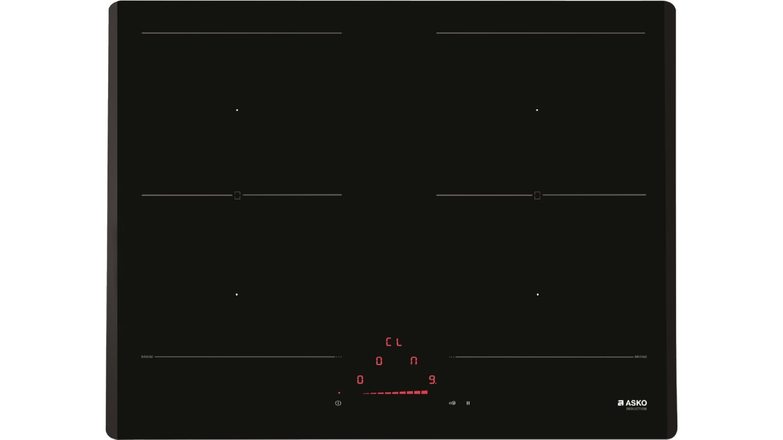 ASKO 60cm 2 Bridge Zone Induction Cooktop Harvey Norman