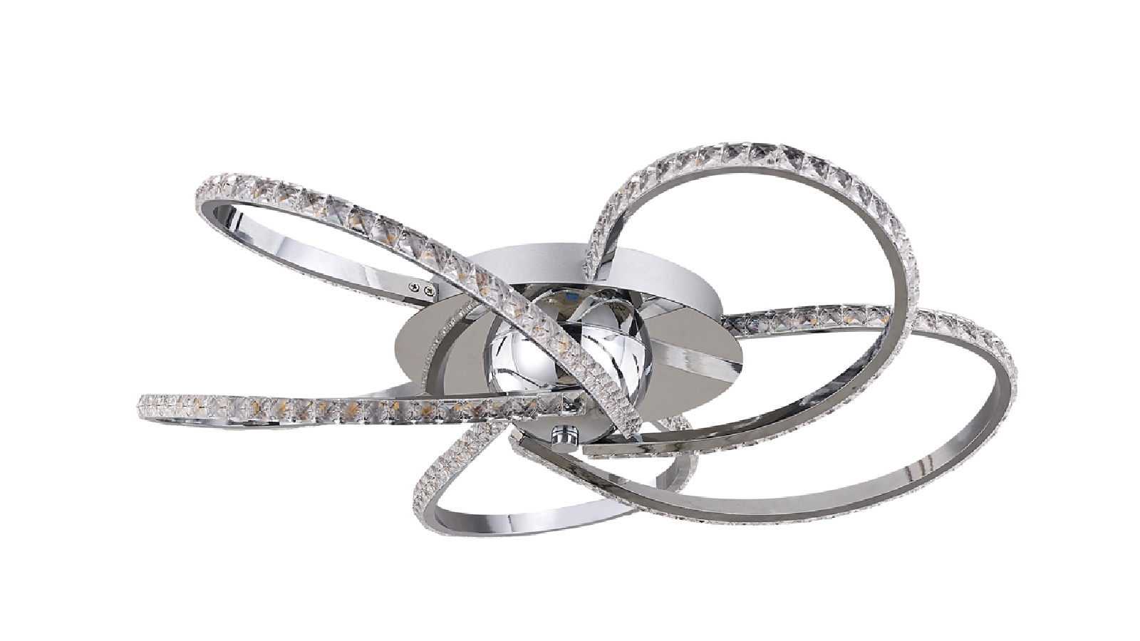Lexi Lighting Irie Dimmable 5 Lights LED Ceiling Light - Chrome