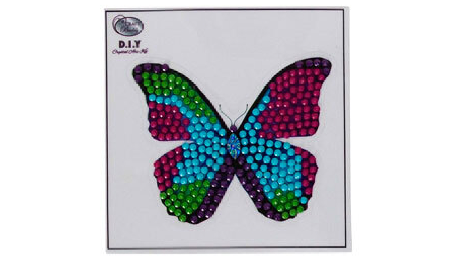 Craft Buddy Disco Butterfly Motif Crystal Art
