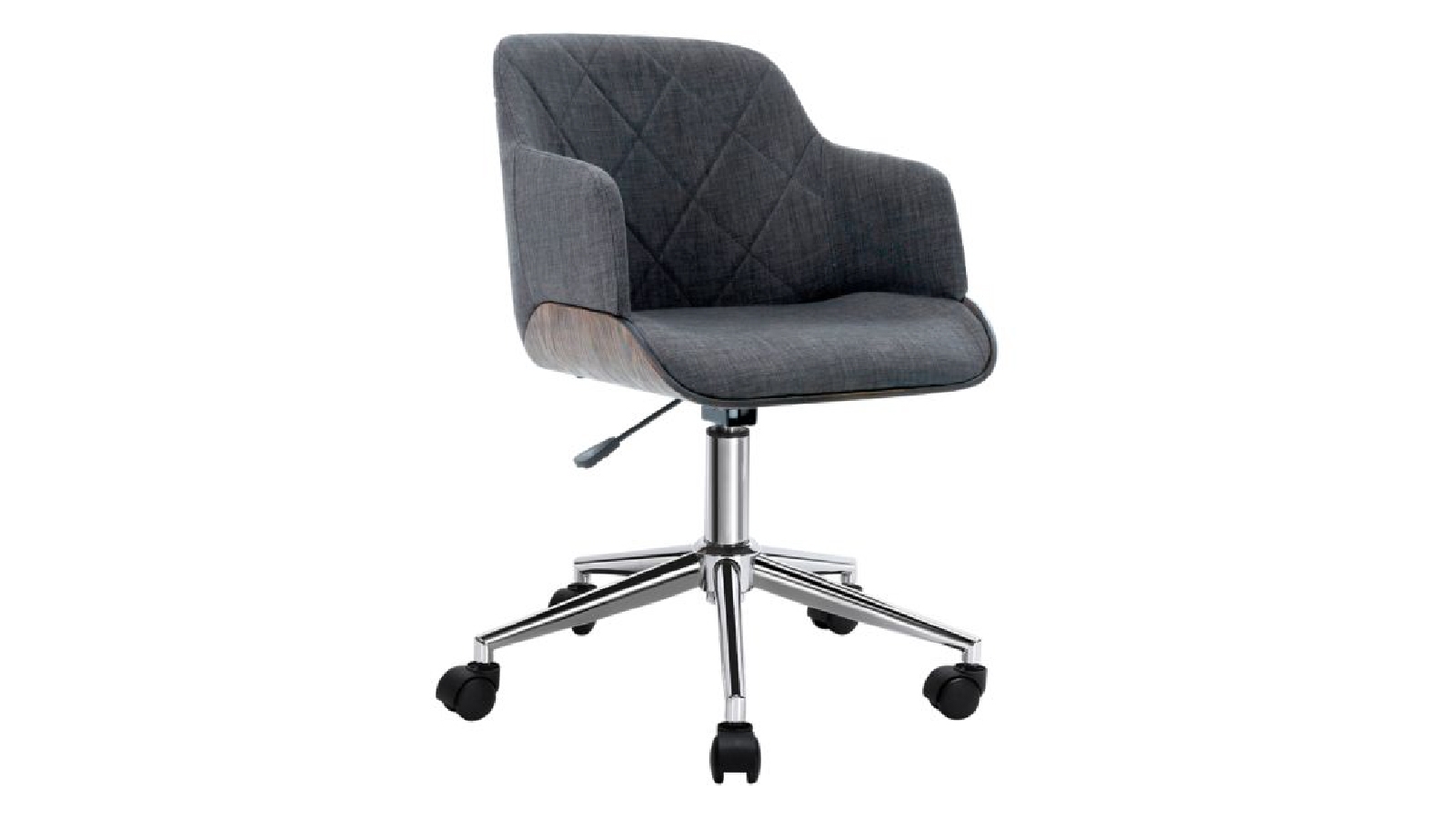 Artiss Fabric Office Chair Grey Harvey Norman