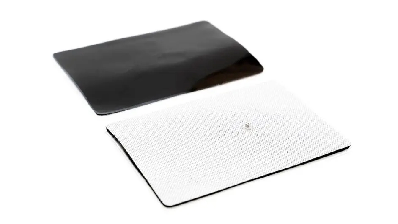Caremax 15cm x 10cm Premium Cloth Long Life Electrode Pads for Snap Connector - 4 Piece