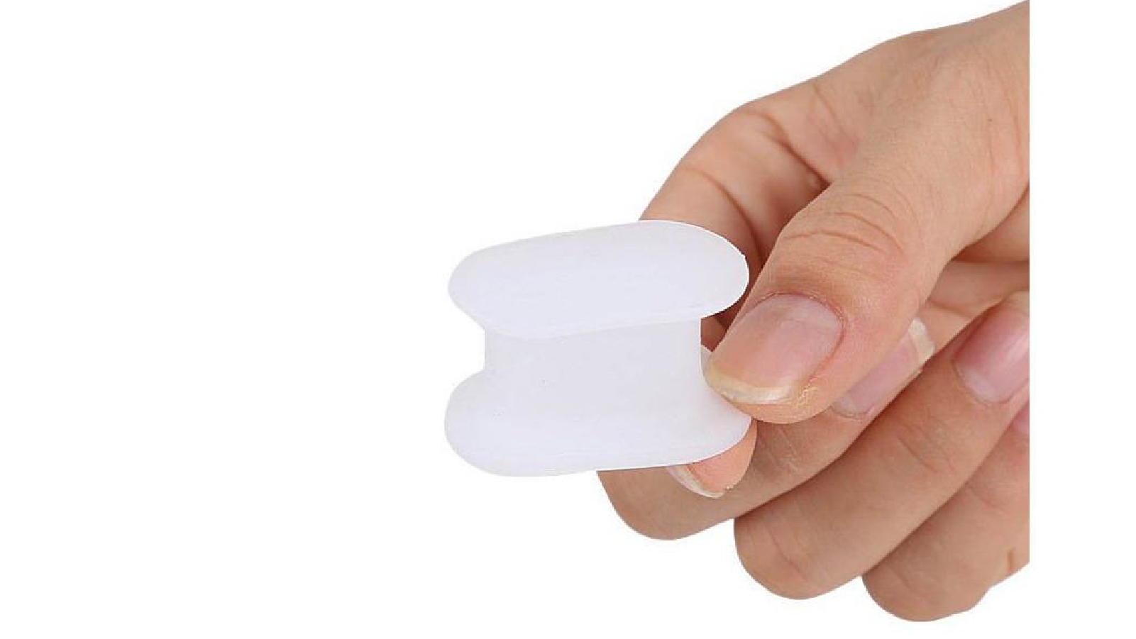 Caremax	2 Piece Gel Silicone Toe Spreader Straightener Correctors