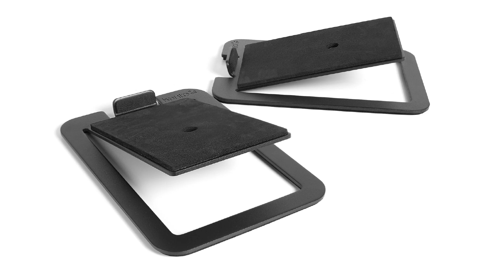 Kanto S4 Pair of Angled Desktop Speaker Stands for Midsize Speakers - Black