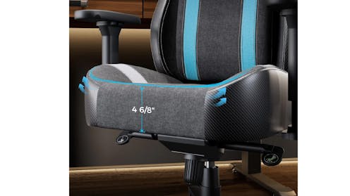 Eureka GC08 Python II Chair - Black/Blue | Harvey Norman