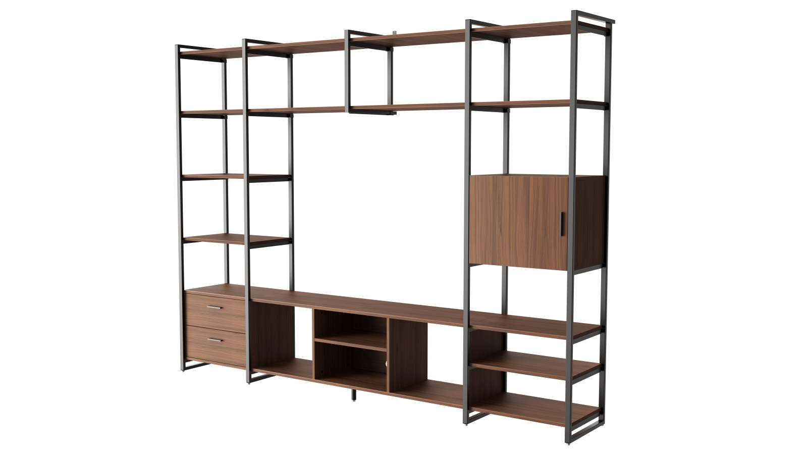 Eureka Sonoma Standing Media Cabinet