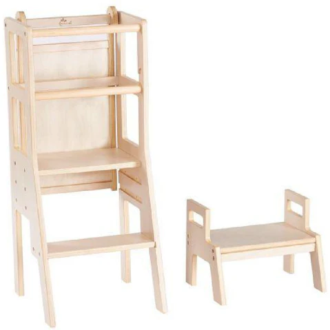 All 4 Kids Scarlett Learning Tower with Step Stool