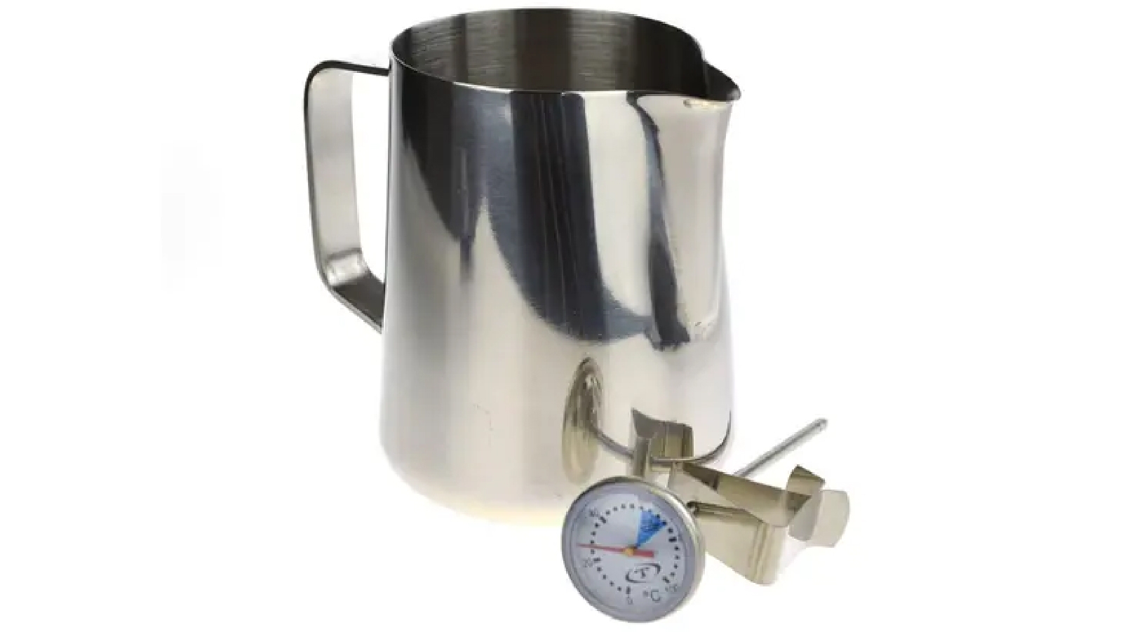 Caterchef Milk Jug and Thermometer Set - 400ml