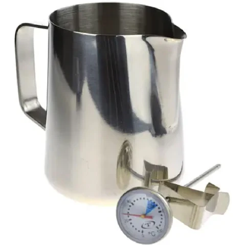 Caterchef Milk Jug and Thermometer Set - 400ml