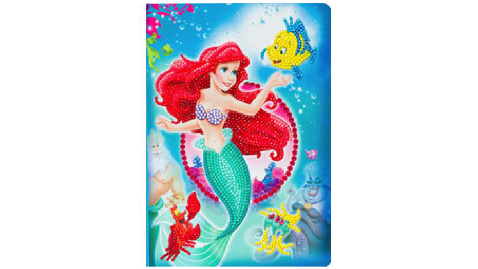 Craft Buddy The Little Mermaid Notebook Crystal Art