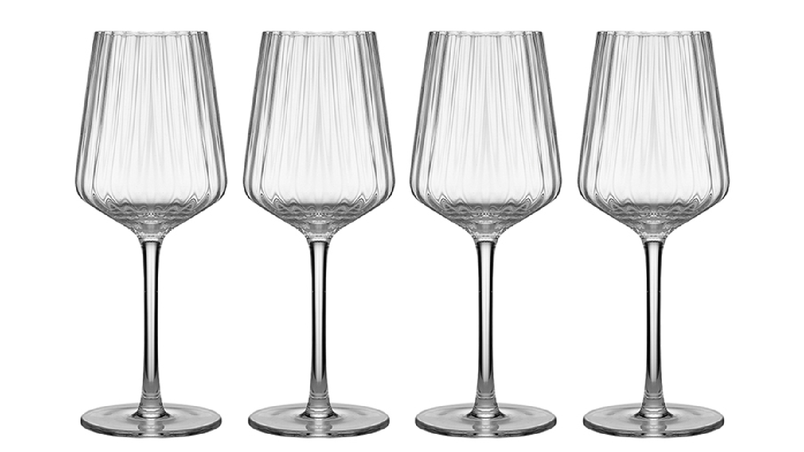 Tempa 4 Piece Esme Clear Wine Glass - Clear
