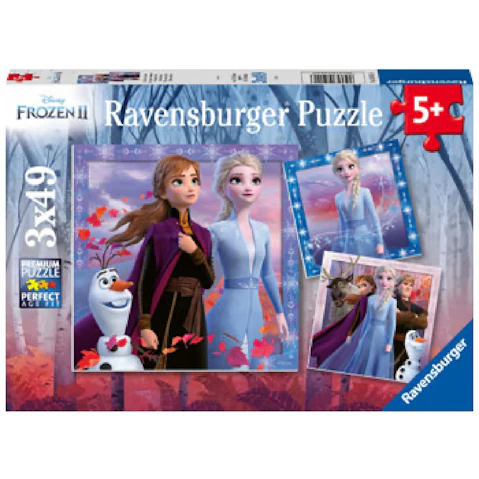 Ravensburger 3x49-Piece Frozen 2 The Journey Starts