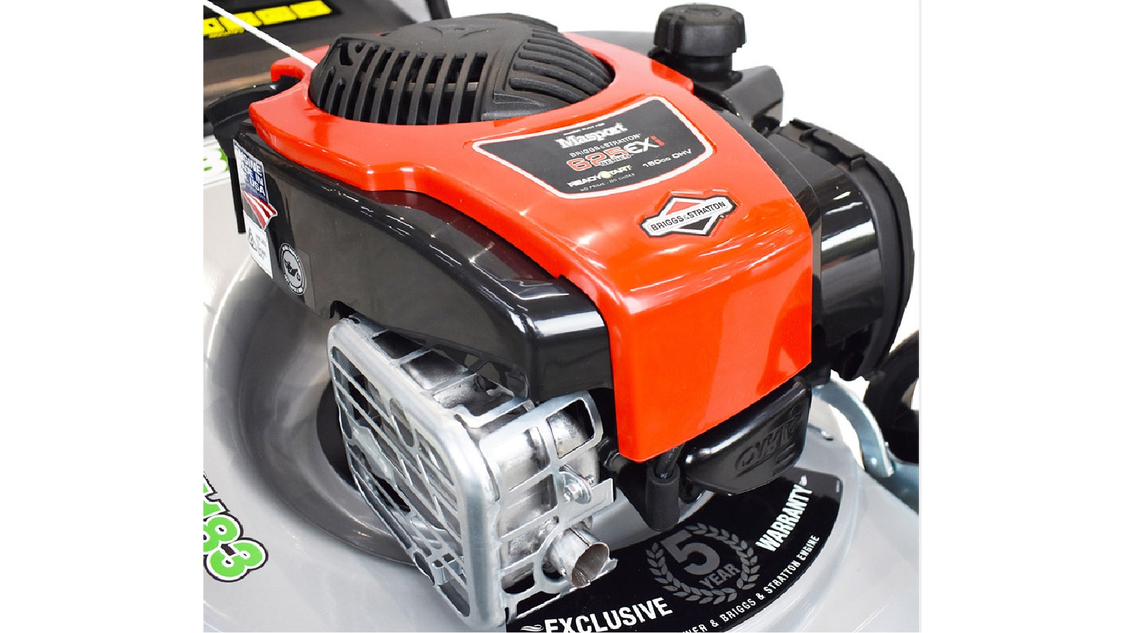 Masport 18 Inch Cut Mulch Lawn Mower Briggs Stratton 150cc engine Harvey Norman