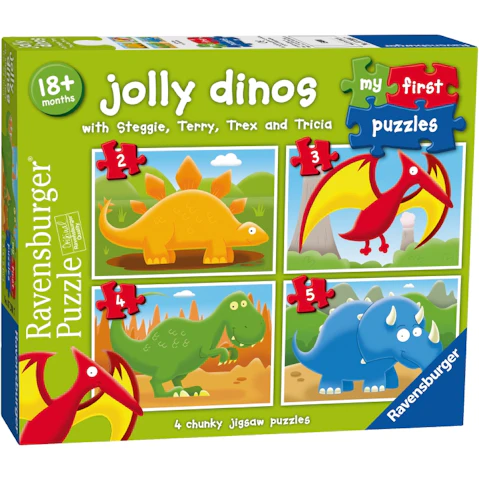 Ravensburger Jolly Dinos My First Puzzle 2 3 4 5