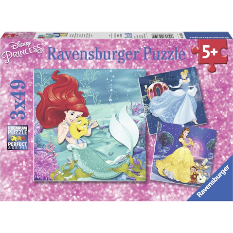 Ravensburger 3x49-Piece Disney Princesses Adventure
