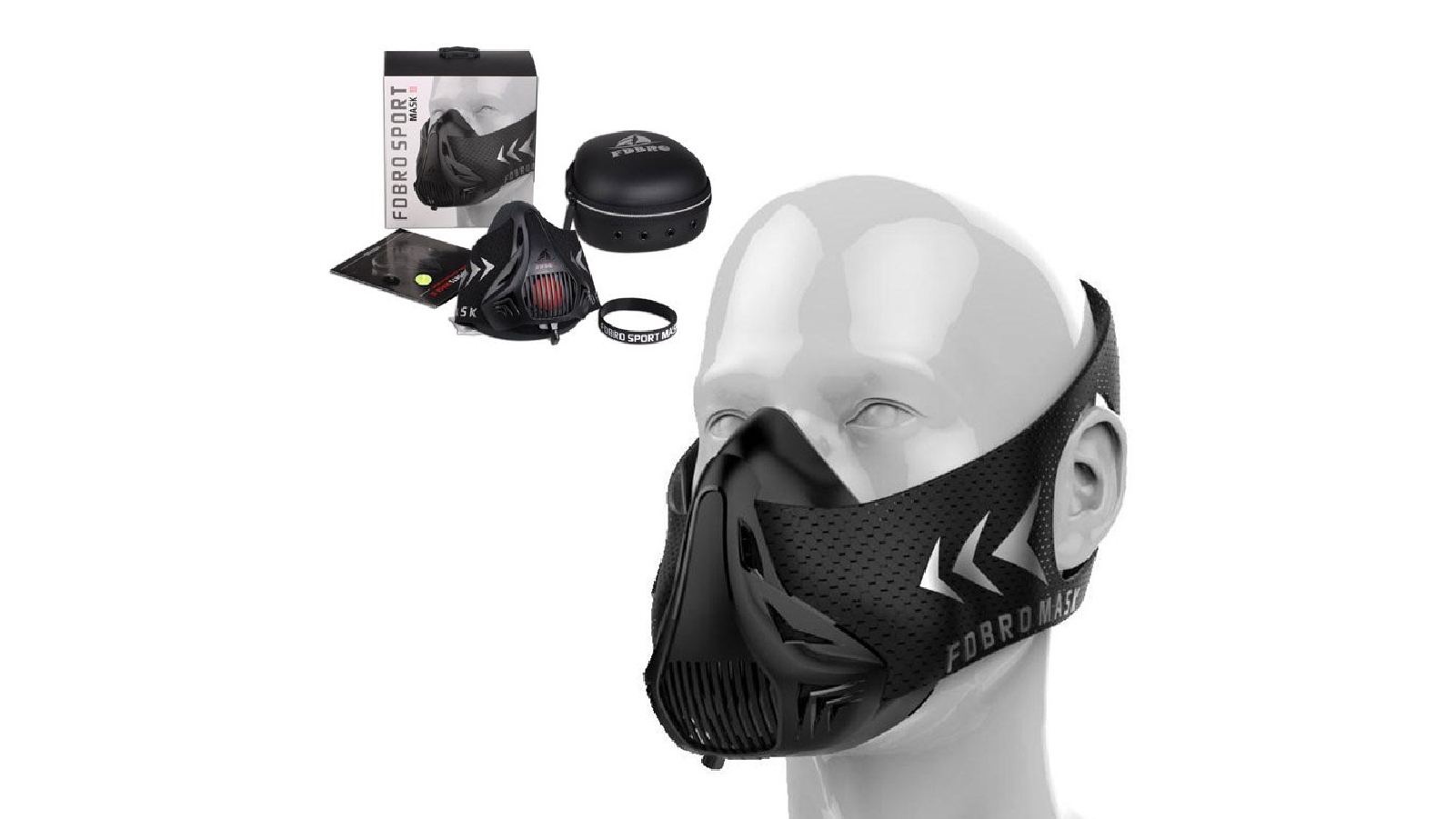 FDBro Training Mask 3.0 with Carry Case - Large