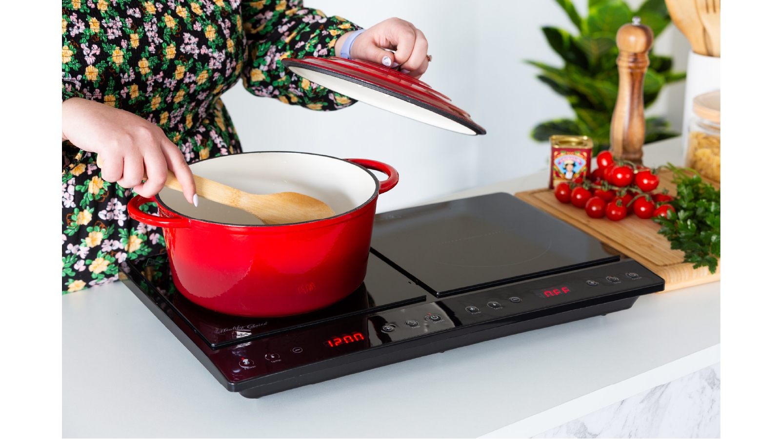 Healthy choice 2000w online digital induction cooker