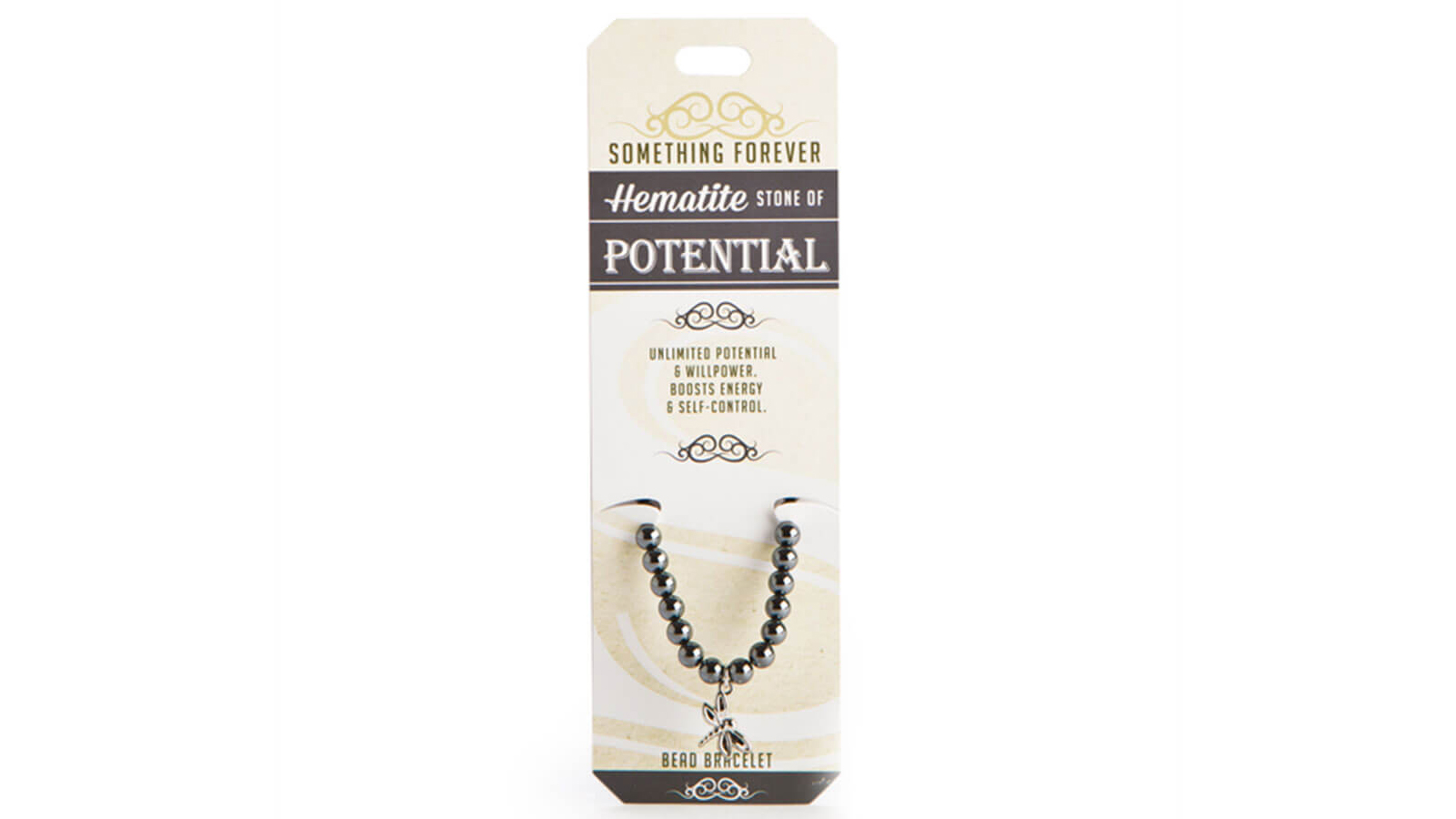 LatestBuy Wishstone Collection Hematite Bead Bracelet