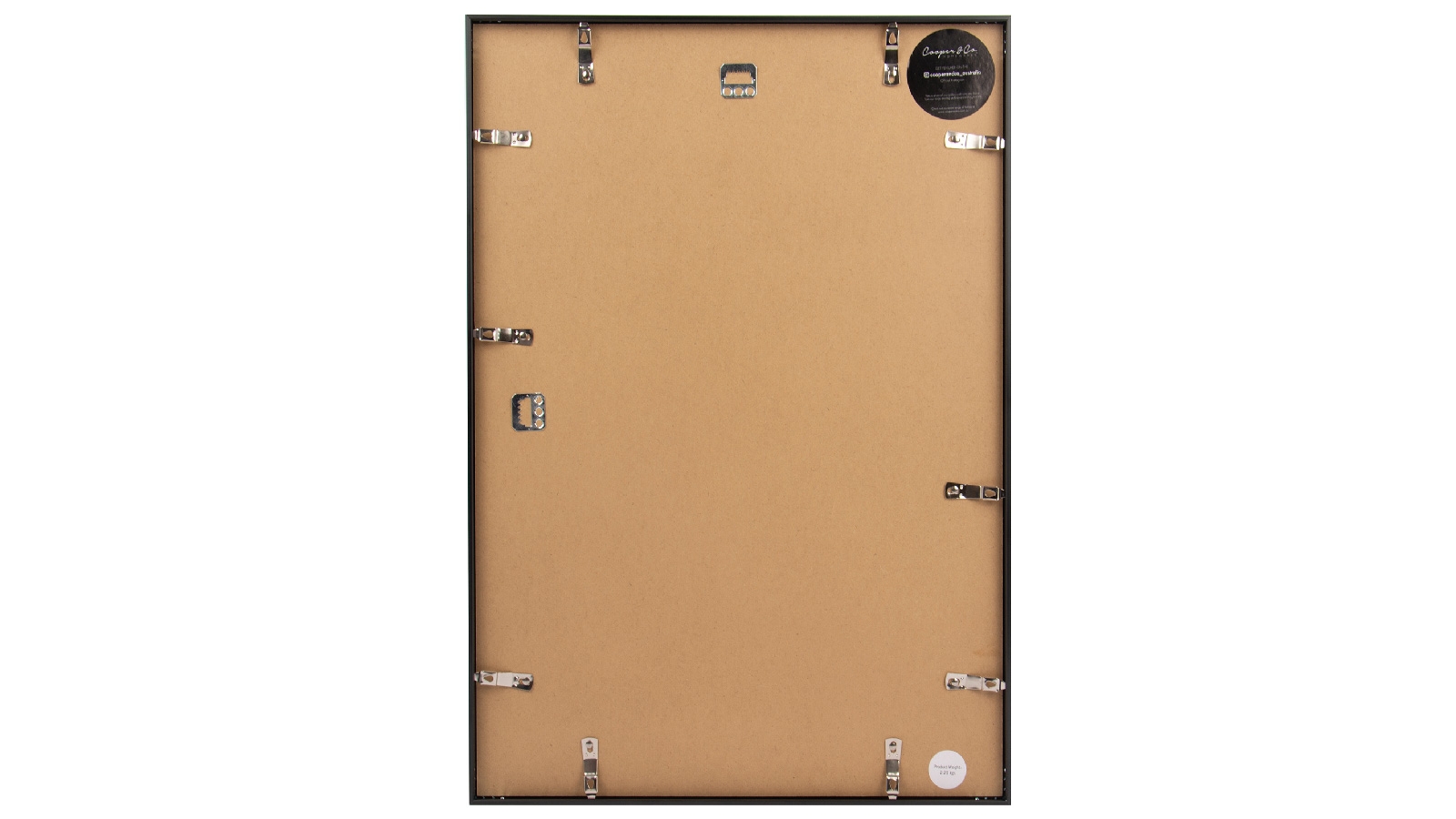 Cooper and Co. A2 Mat to A3 Black Premium Metallicus Metal Photo Frames