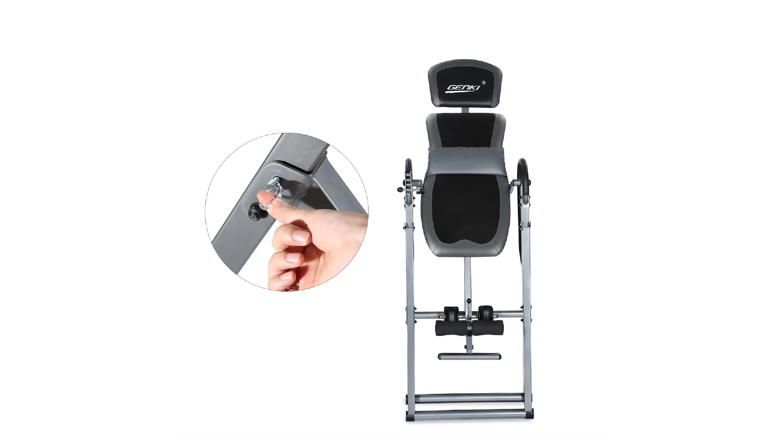 Genki Gravity Heavy Duty Inversion Table for Home Exercise | Harvey Norman