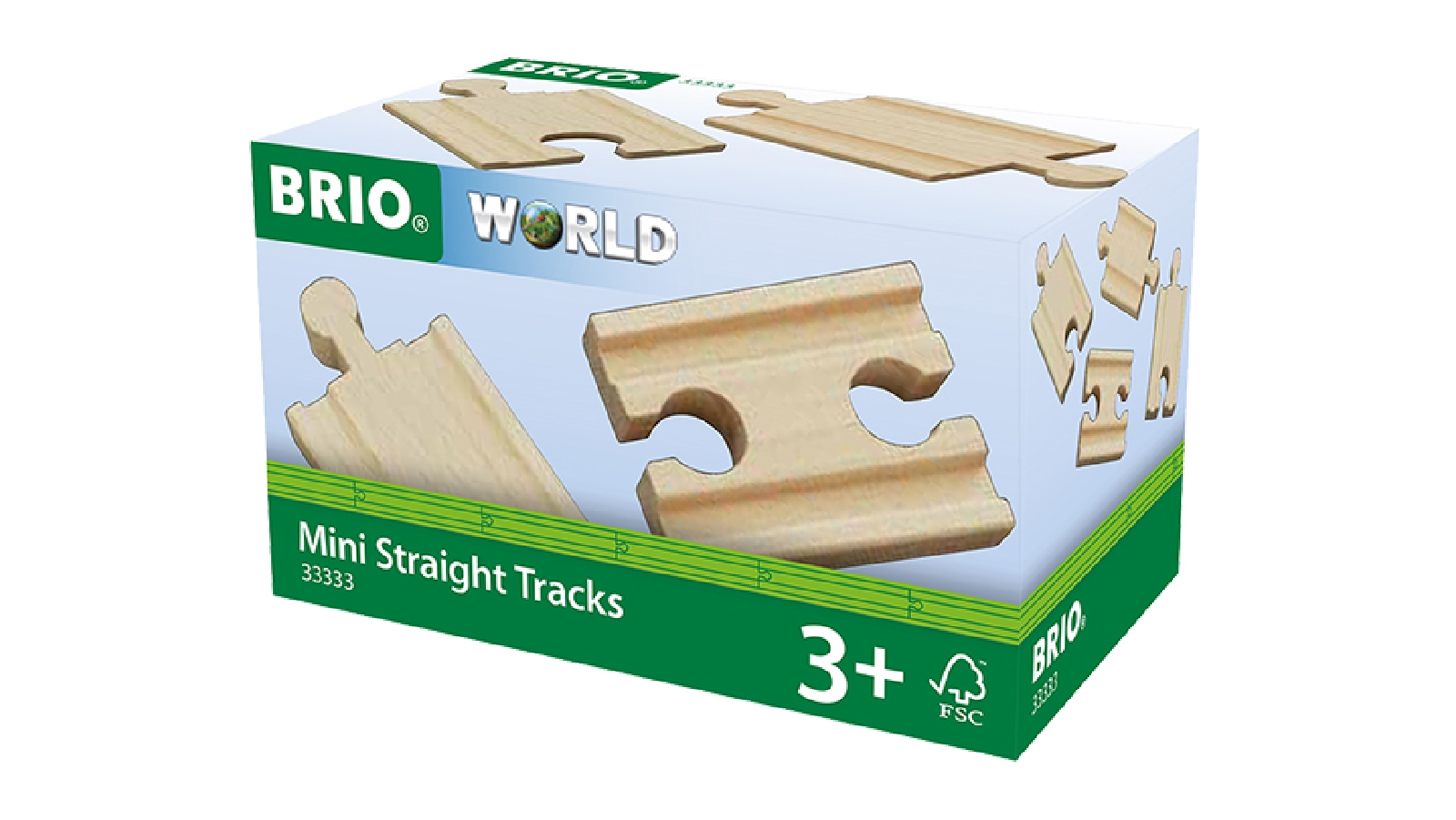Brio 4-Piece Mini Straight Tracks