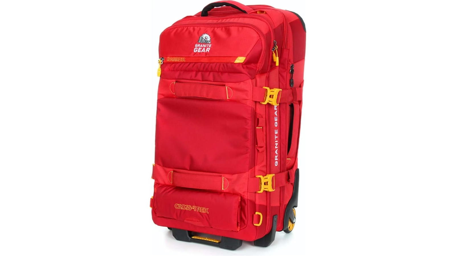Granite Gear Wheeled Duffle With Backpack Strap Red Harvey Norman