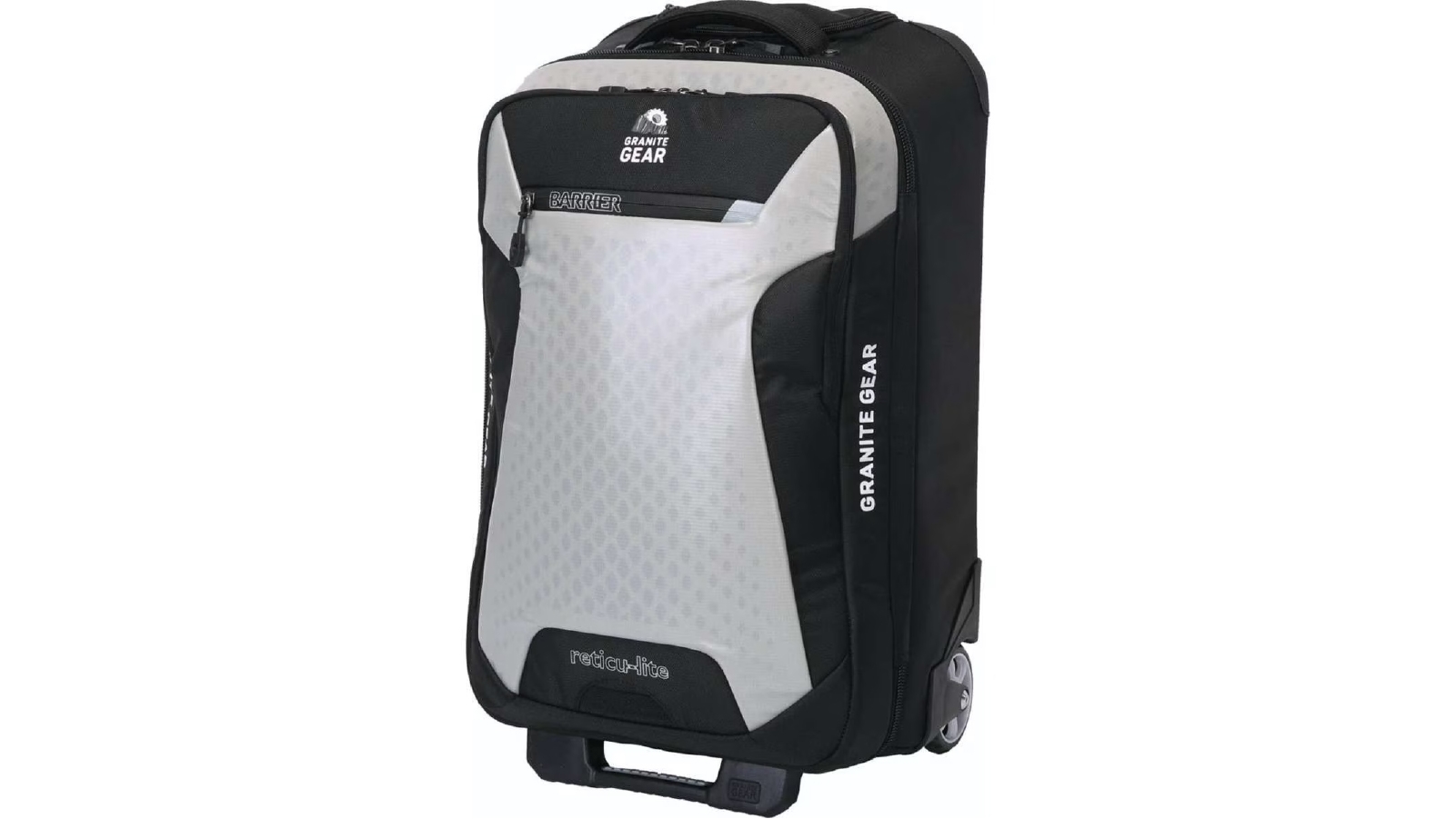 Granite Gear Water-Resistant Luggage Wheeled Duffle Suitcase Lightweight With Big Wheels - Grey