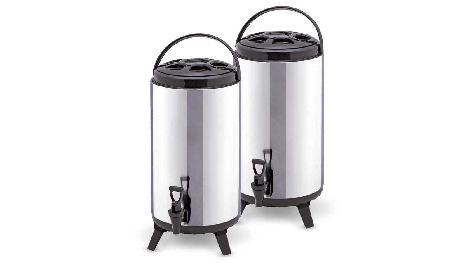 SOGA 2x 10L Portable Insulated Cold/Heat Brew Pot With Dispenser